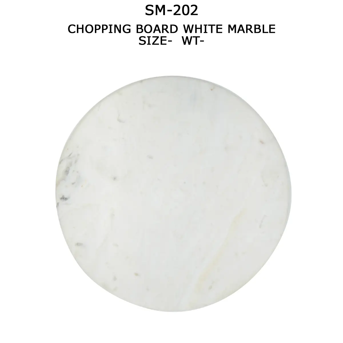 CHOPPING BOARD WHITE MARBLE